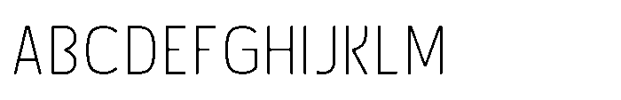 Robuwa Rounded Extra Light Font UPPERCASE