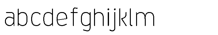 Robuwa Rounded Extra Light FONT