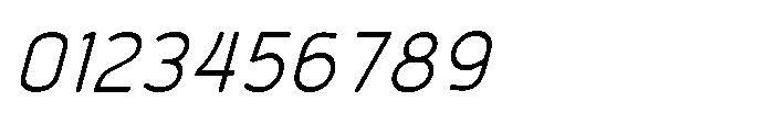 Robuwa Rounded Light Italic Font OTHER CHARS
