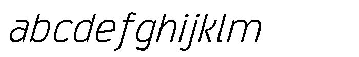Robuwa Rounded Light Italic FONT