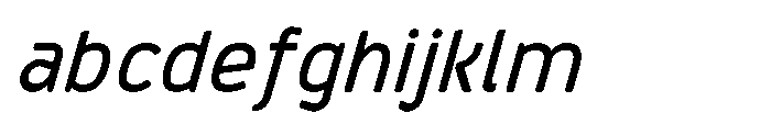 Robuwa Rounded Medium Italic FONT