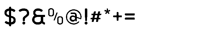 Robuwa Rounded Medium Font OTHER CHARS