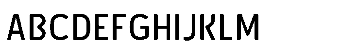 Robuwa Rounded Medium Font UPPERCASE