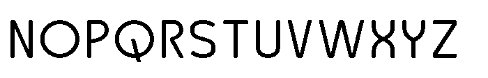 Robuwa Rounded Regular Font UPPERCASE
