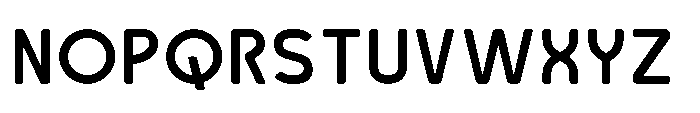 Robuwa Rounded Semi Bold Font UPPERCASE