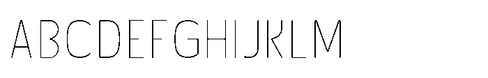 Robuwa Rounded Thin Font UPPERCASE