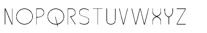 Robuwa Rounded Thin Font UPPERCASE