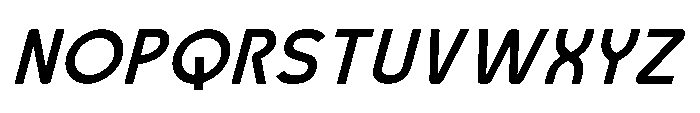 Robuwa Semi Bold Italic Font UPPERCASE