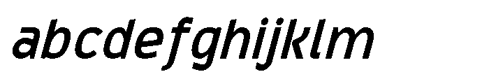 Robuwa Semi Bold Italic FONT