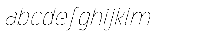 Robuwa Thin Italic FONT