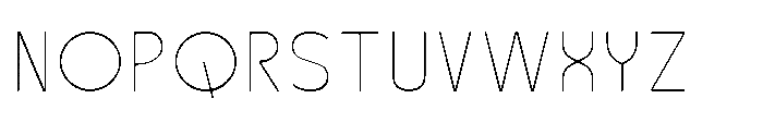 Robuwa Thin Font UPPERCASE