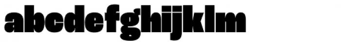 Roc Grotesk Condensed Heavy Font LOWERCASE