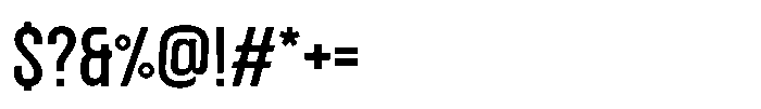 Rocaforma Regular Font OTHER CHARS