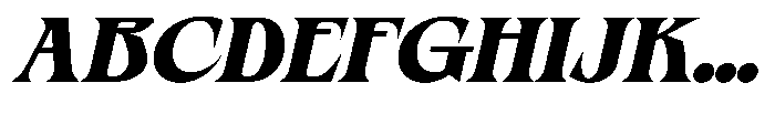 Rocavio Black Italic Font UPPERCASE