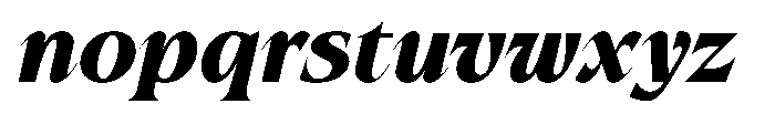 Rocavio Black Italic Font LOWERCASE