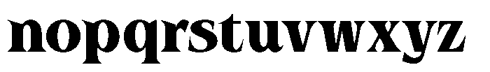 Rocavio Black Font LOWERCASE