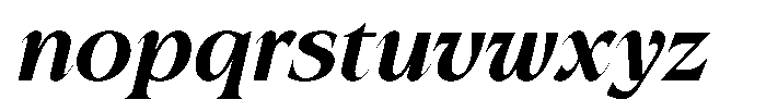 Rocavio Bold Italic Font LOWERCASE