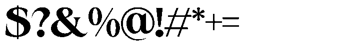 Rocavio Bold Font OTHER CHARS