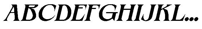 Rocavio Demi Bold Italic Font UPPERCASE
