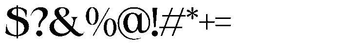 Rocavio Medium Font OTHER CHARS