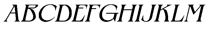 Rocavio Regular Italic Font UPPERCASE
