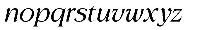 Rocavio Regular Italic Font LOWERCASE