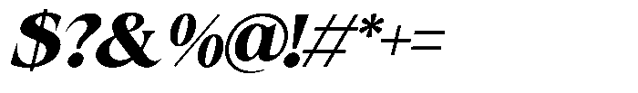 Rocavio Ultra Bold Italic Font OTHER CHARS