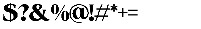 Rocavio Ultra Bold Font OTHER CHARS
