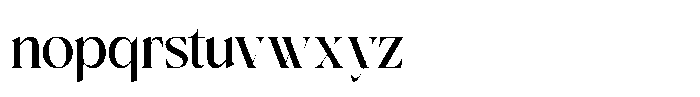 Rocen Bold Font LOWERCASE