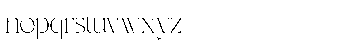Rocen Light Font LOWERCASE