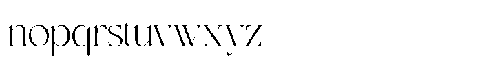 Rocen Regular Font LOWERCASE