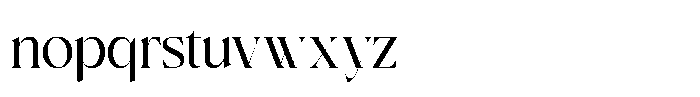 Rocen Semi Bold Font LOWERCASE
