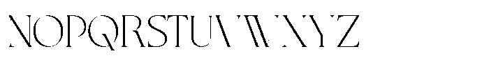 Rocen VF Font UPPERCASE