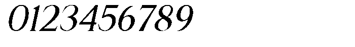 Rochello Italic Font OTHER CHARS