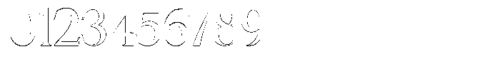 Rochello Outline Font OTHER CHARS