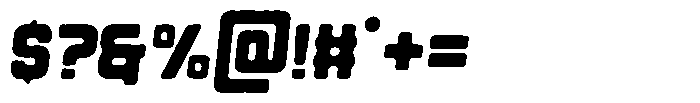 Rochia Gritty Italic Font OTHER CHARS