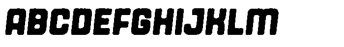 Rochia Gritty Italic Font UPPERCASE