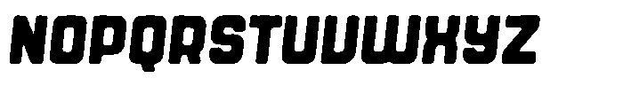 Rochia Gritty Italic Font LOWERCASE