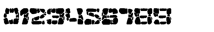 Rock Blox Font OTHER CHARS
