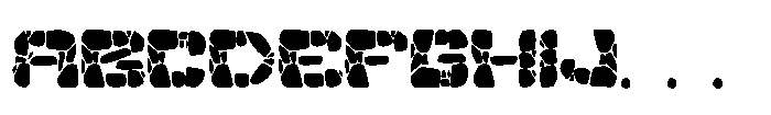 Rock Blox Font UPPERCASE