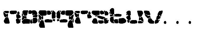 Rock Blox Font LOWERCASE