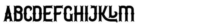 Rock Cafe Regular Font UPPERCASE