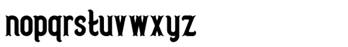 Rock Cafe Regular Font LOWERCASE
