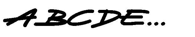 Rockaboy Hymne Bold Font UPPERCASE
