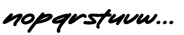 Rockaboy Hymne Bold Font LOWERCASE