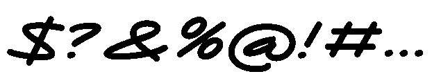 Rockaboy Hymne Regular Font OTHER CHARS