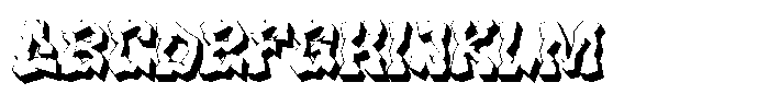 Rockcave 3 D FONT