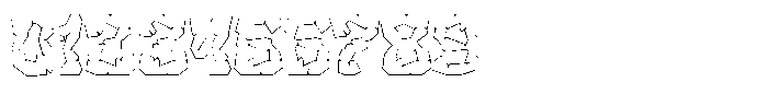 Rockcave Outline Font OTHER CHARS