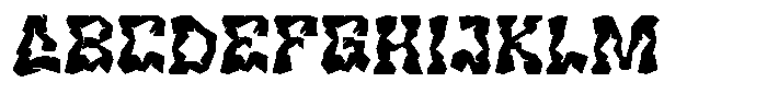 Rockcave Regular Font UPPERCASE