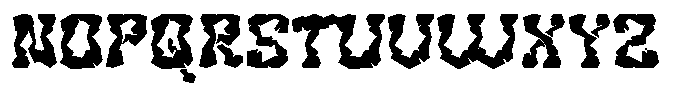 Rockcave Regular Font UPPERCASE